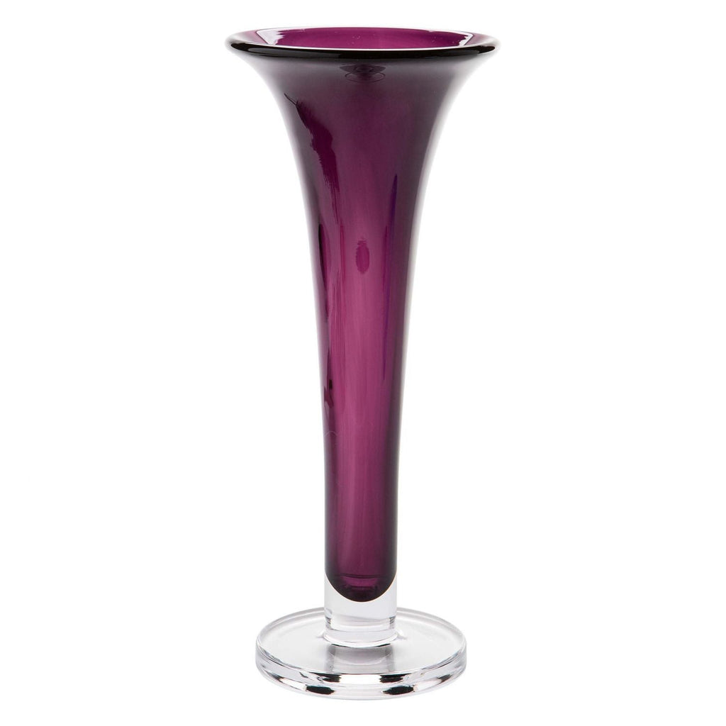 Amethyst Footed Vase William Yeoward - Adler's Jewelry of New Orleans
