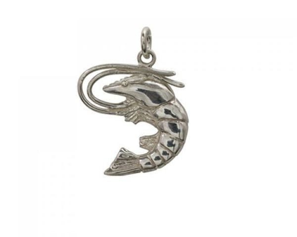 Charming Louisiana Sterling Silver Shrimp Charm Adler's - Adler's Jewelry of New Orleans