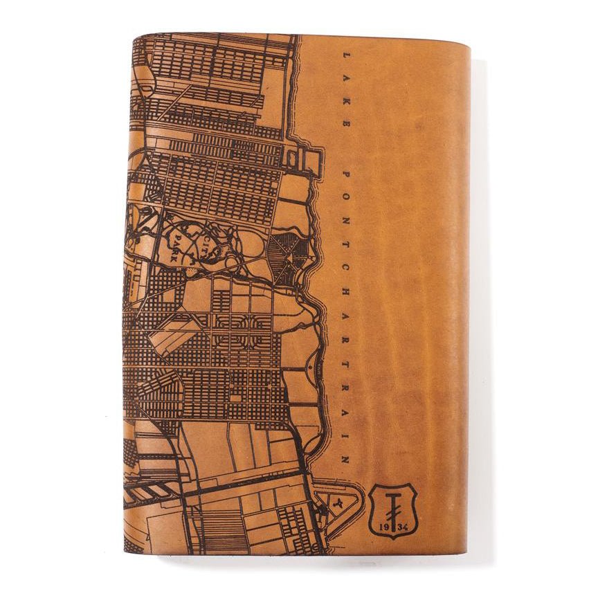 New Orleans Map Journal Tactile Craftworks - Adler's Jewelry of New Orleans