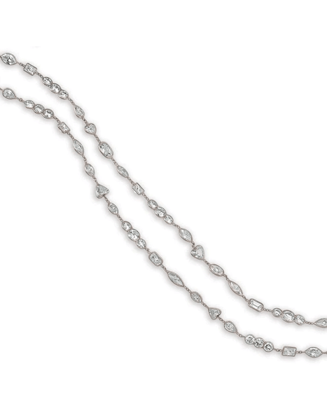 Platinum & Diamond Necklace Adler's - Adler's Jewelry of New Orleans