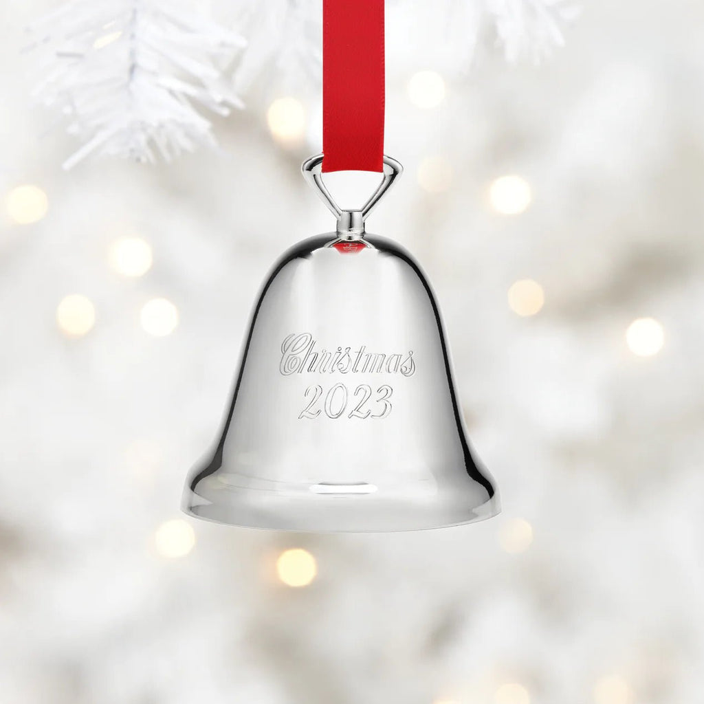 Reed & Barton Silverplate Christmas Bell 2023 reed & barton - Adler's Jewelry of New Orleans