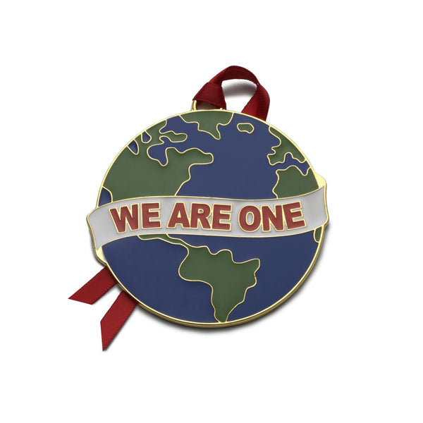 Wallace 2020 We Are One Cloisonné Christmas Ornament Wallace - Adler's Jewelry of New Orleans