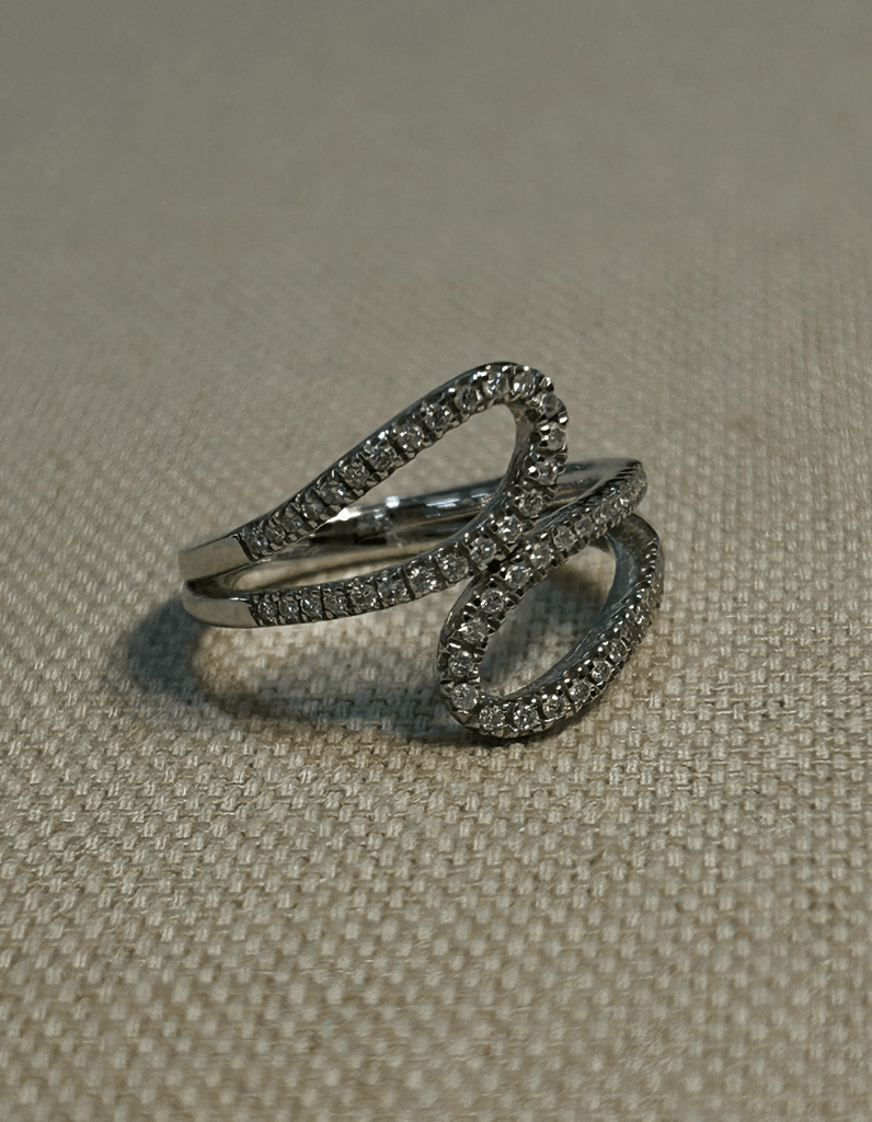 14k White Gold and Diamond Ring Adler's of New Orleans - Adler's Jewelry of New Orleans