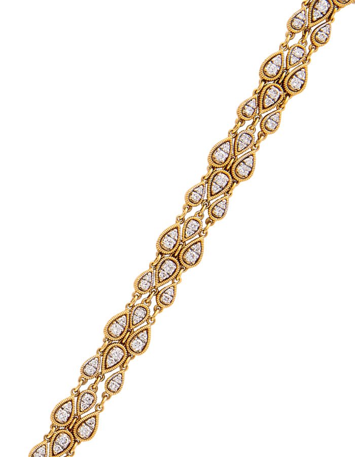 18k Yellow Gold and Diamond Bracelet Adler's of New Orleans - Adler's Jewelry of New Orleans