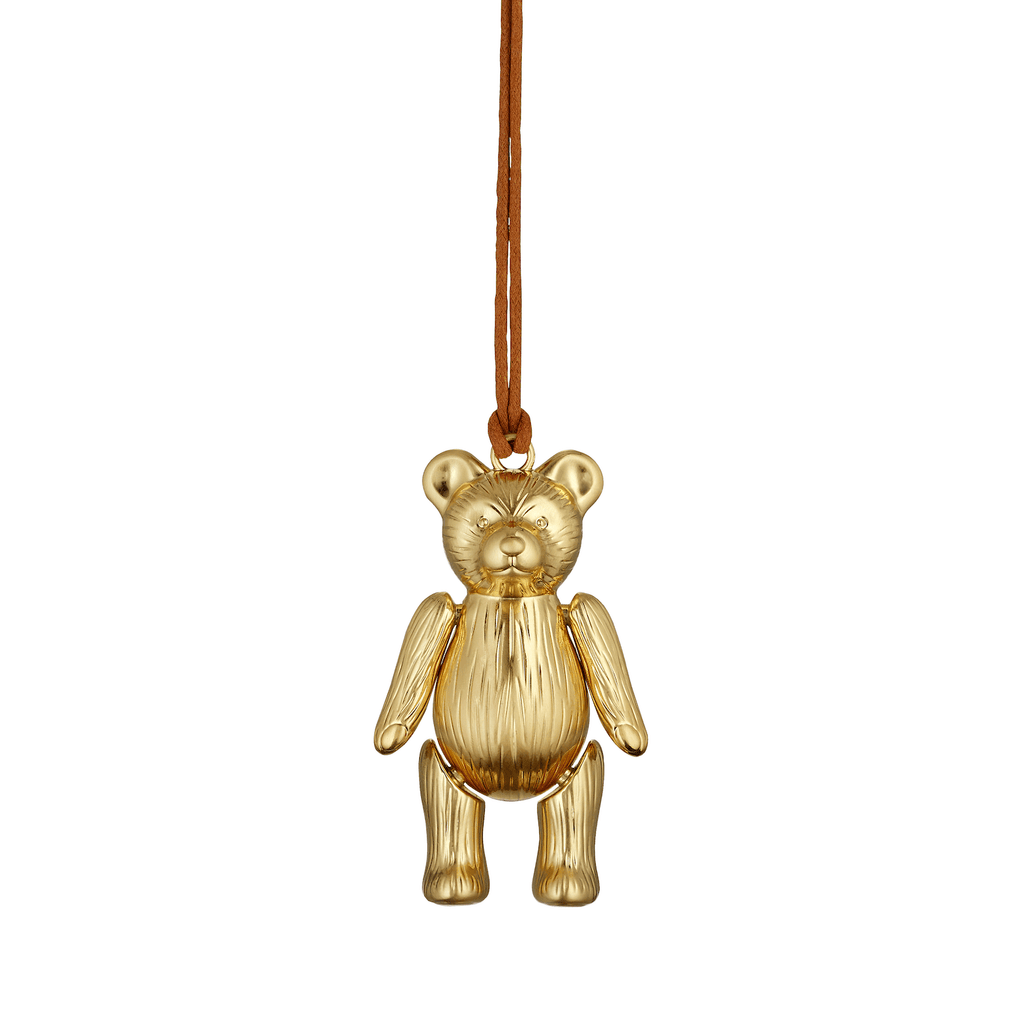 2024 Teddy Golden Ornament Waterford - Adler's Jewelry of New Orleans