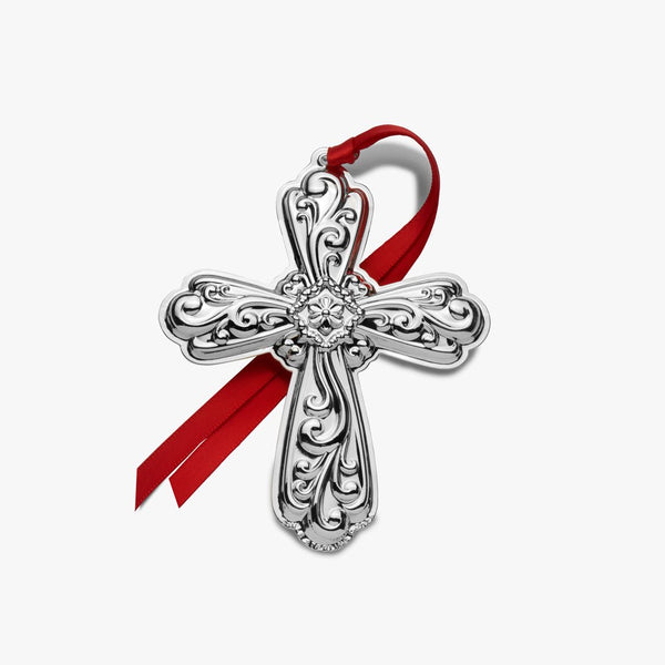 2025 Sterling Cross Ornament - Adler's of New Orleans