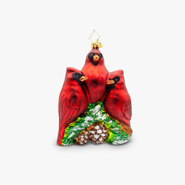 Cardinal Garden Greeting Ornament - Adler's of New Orleans