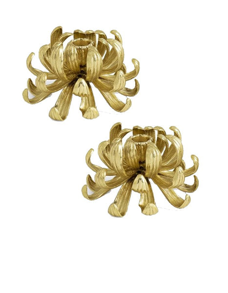 Dahlia Candle Holders, Set of Two Michael Aram - Adler's Jewelry of New Orleans