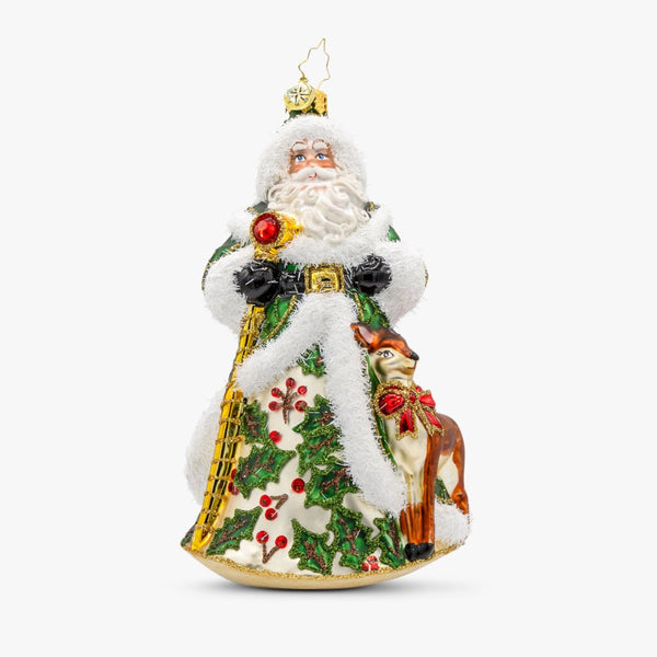 Deerly Beloved Santa Ornament - Adler's of New Orleans