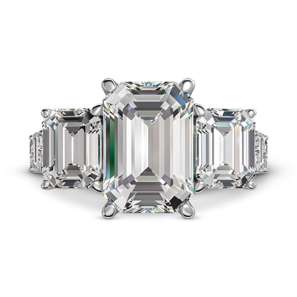 Emerald Cut White Diamond Ring Adler's of New Orleans - Adler's Jewelry of New Orleans