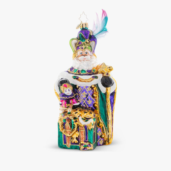 Mardi Gras Claus Ornament - Adler's of New Orleans