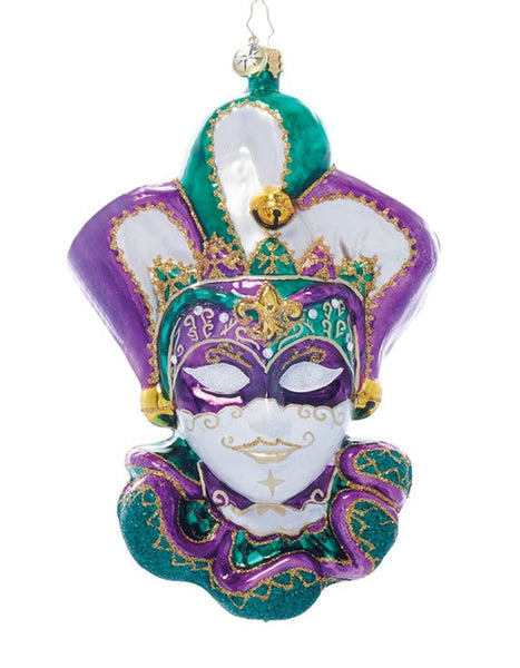 Mardi Gras Mystery Ornament Christopher Radko - Adler's Jewelry of New Orleans