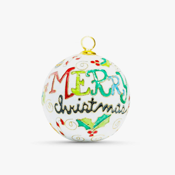 Merry Christmas Ornament - Adler's of New Orleans