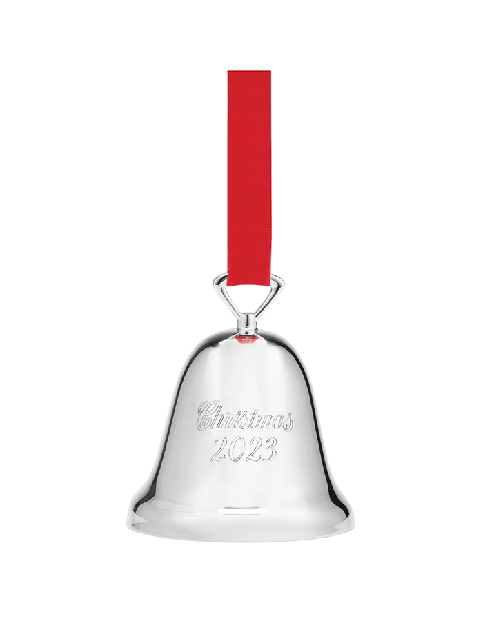 Reed & Barton Silverplate Christmas Bell 2023 reed & barton - Adler's Jewelry of New Orleans