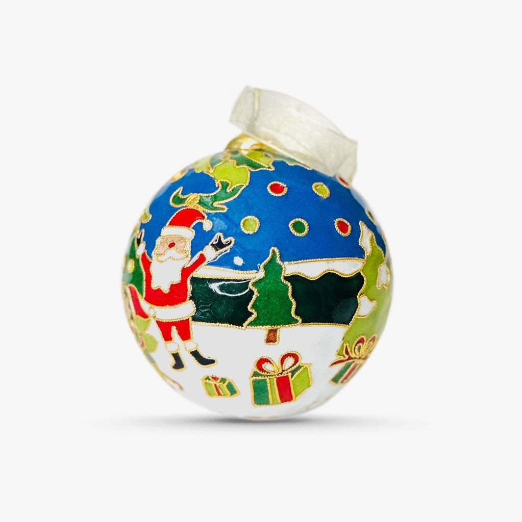 Santa & Elves Tree Ornament - Adler's of New Orleans
