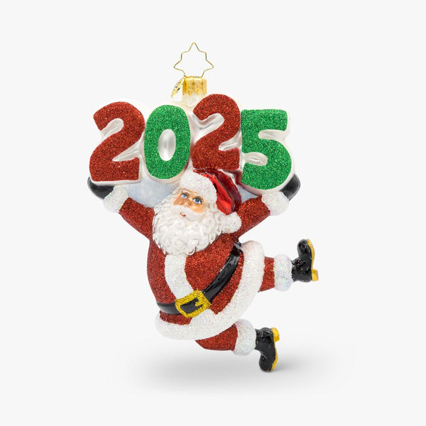 Santa's 2025 Countdown Ornament - Adler's of New Orleans
