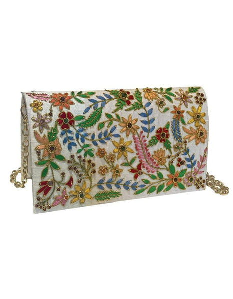 Silk Hand - Embroidered Purse - Adler's of New Orleans