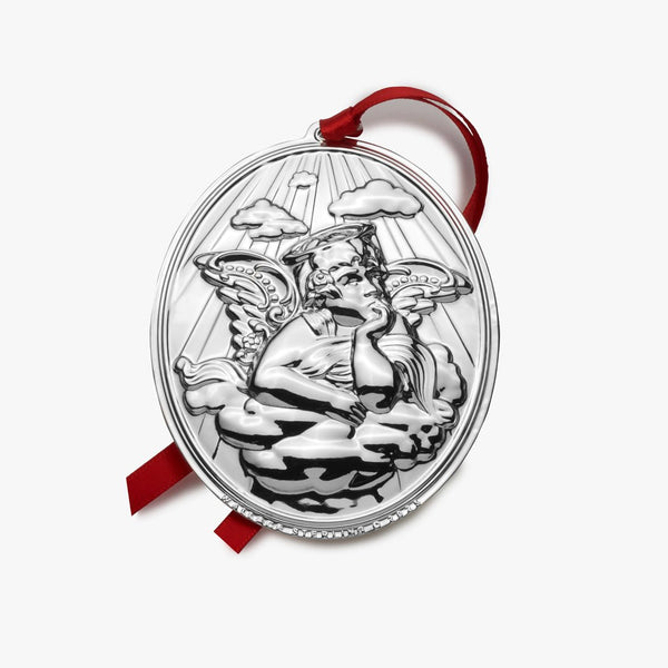 Sterling Grande Baroque Angel Ornament - Adler's of New Orleans