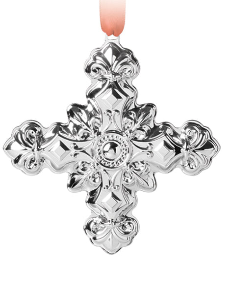 Sterling Silver Christmas Cross Ornament reed & barton - Adler's Jewelry of New Orleans