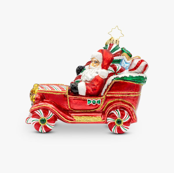 Sweet Ride Cruiser Ornament Christopher Radko - Adler's Jewelry of New Orleans