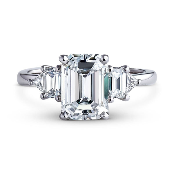 Tryst Emerald Cut White Diamond Engagement Ring Adler's of New Orleans - Adler's Jewelry of New Orleans