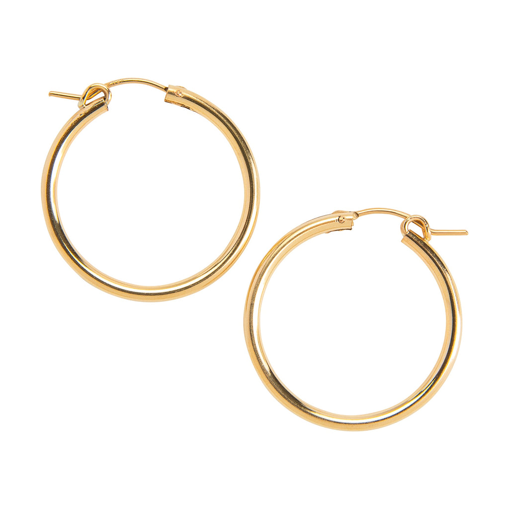 14k Gold Filled Hoop Earrings Adler's of New Orleans - Adler's Jewelry of New Orleans
