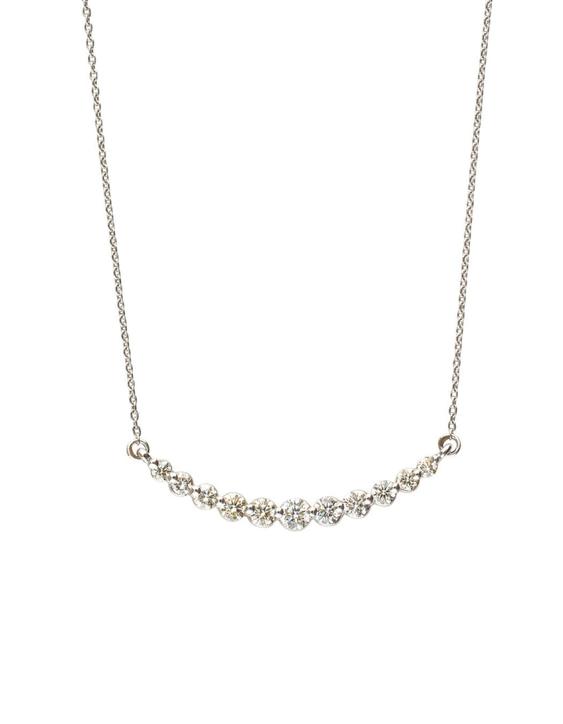 14k White Gold and Diamond Necklace Adler's of New Orleans - Adler's Jewelry of New Orleans
