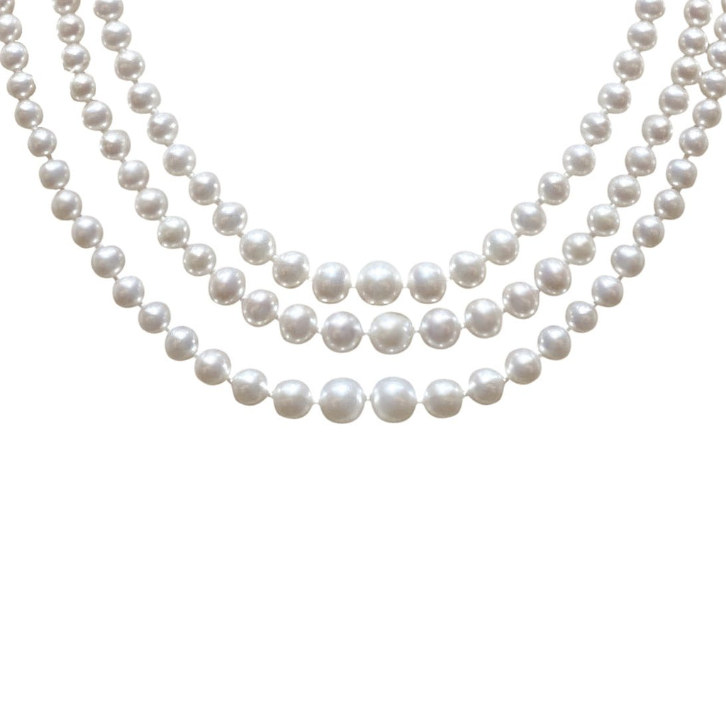 3-Strand Pearl Necklace Adler's of New Orleans - Adler's Jewelry of New Orleans