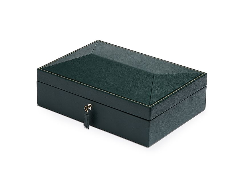 British Racing Green 8-Piece Watch Box WOLF - Adler's Jewelry of New Orleans