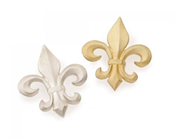 Adler's Exclusive Sterling Silver Fleur de Lys Pin Adler's - Adler's Jewelry of New Orleans