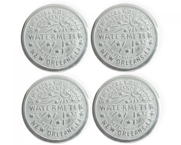 Adler's Exclusive Watermeter Cover Coasters Adler's - Adler's Jewelry of New Orleans