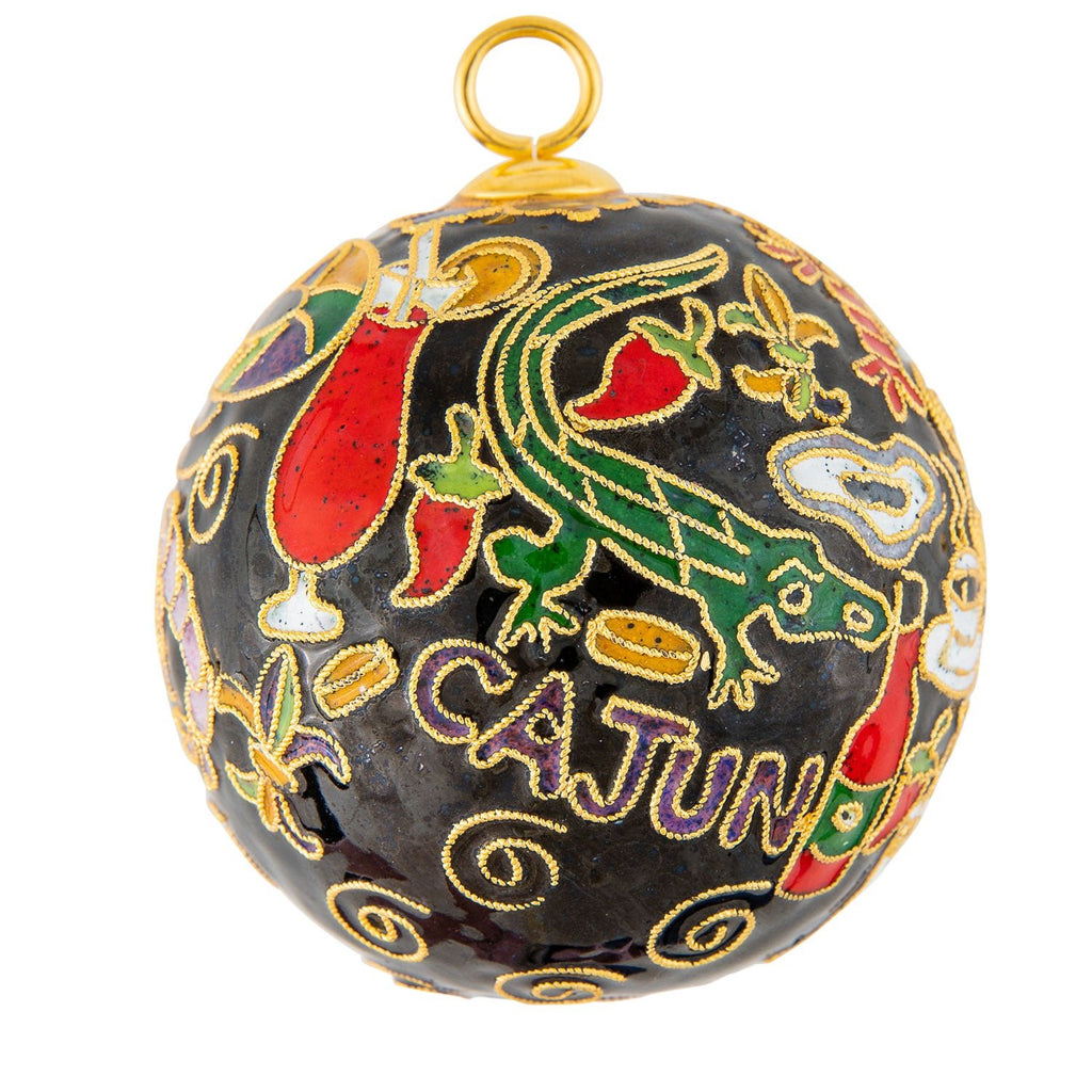 Cajun Gumbo Cloisonné Ornament Kitty Keller - Adler's Jewelry of New Orleans
