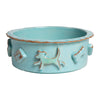 Ceramic Dog Bowl Carmel Ceramica - Adler's Jewelry of New Orleans