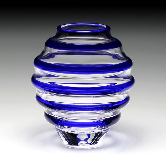 Circe Mini Blue Vase William Yeoward - Adler's Jewelry of New Orleans