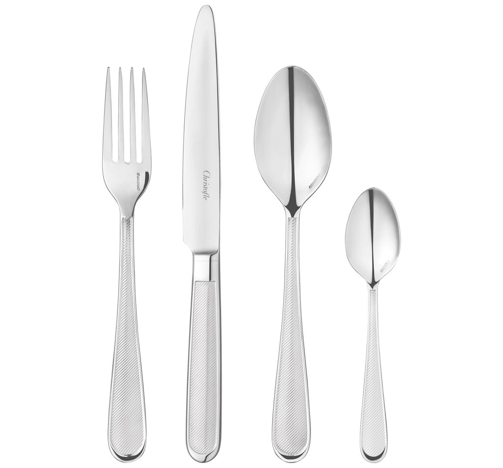 Concorde Stainless Flatware Set Christofle - Adler's Jewelry of New Orleans