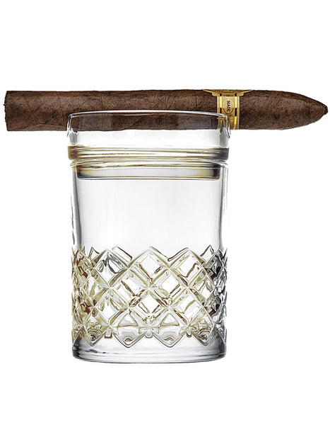 Crystal Cigar Ashtray and Double Old Fashioned Gift Set Adler's of New Orleans - Adler's Jewelry of New Orleans