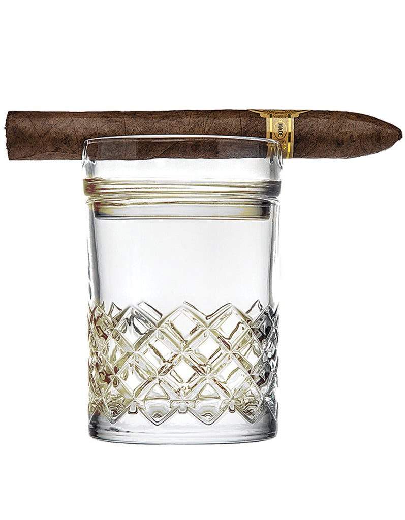 Crystal Cigar Ashtray and Double Old Fashioned Gift Set Adler's of New Orleans - Adler's Jewelry of New Orleans