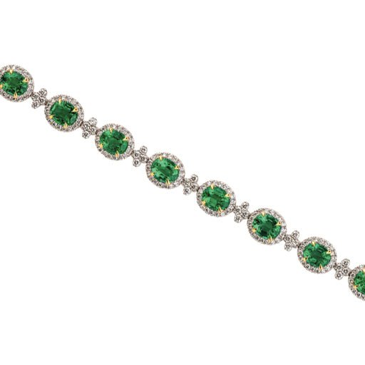 Emerald and Diamond Bracelet Adler's of New Orleans - Adler's Jewelry of New Orleans
