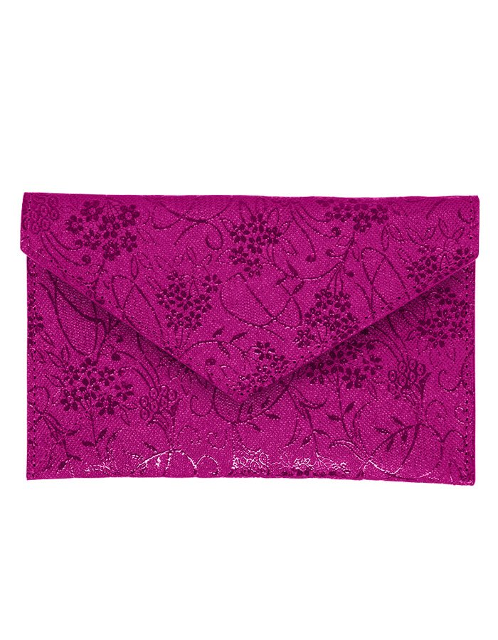 Floral Rose Leather Envelope Adler's of New Orleans - Adler's Jewelry of New Orleans