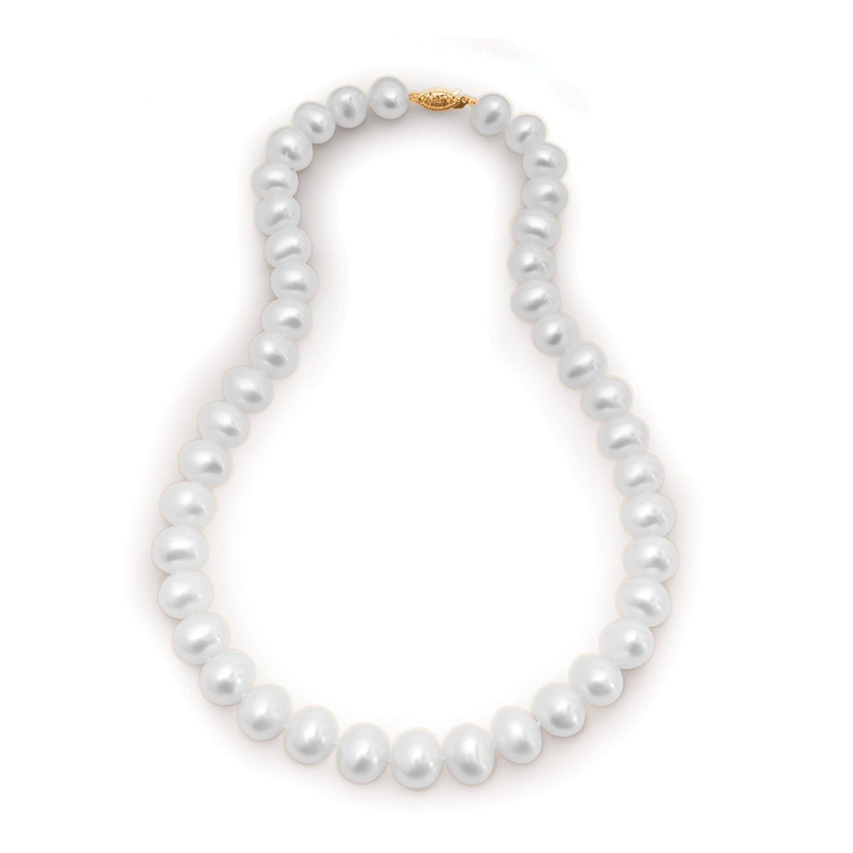 Gold Freshwater Pearl Necklace - Pearl Jewelry - Apearl