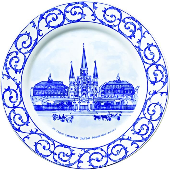 Jackson Square New Orleans Plate Youngberg & Company - Adler's Jewelry of New Orleans