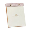 Leather Desk Notepad Graphic Image - Adler's Jewelry of New Orleans