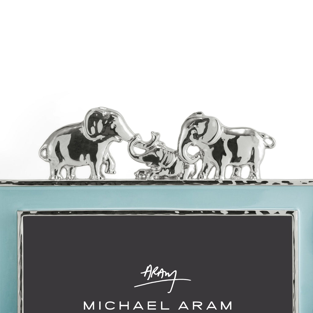 Michael Aram Elephant 4 x 6 Blue Frame Michael Aram - Adler's Jewelry of New Orleans
