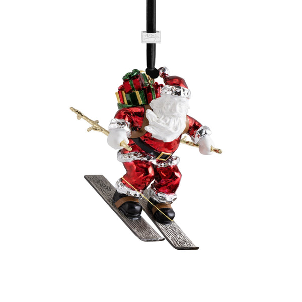 Skiing Santa Ornament Michael Aram - Adler's Jewelry of New Orleans