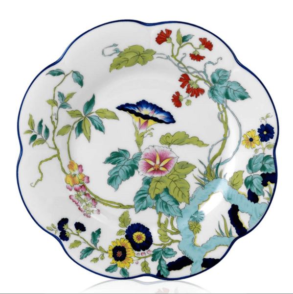 Nymphea Paradis Bleu Salad Plate Royal Limoges - Adler's Jewelry of New Orleans