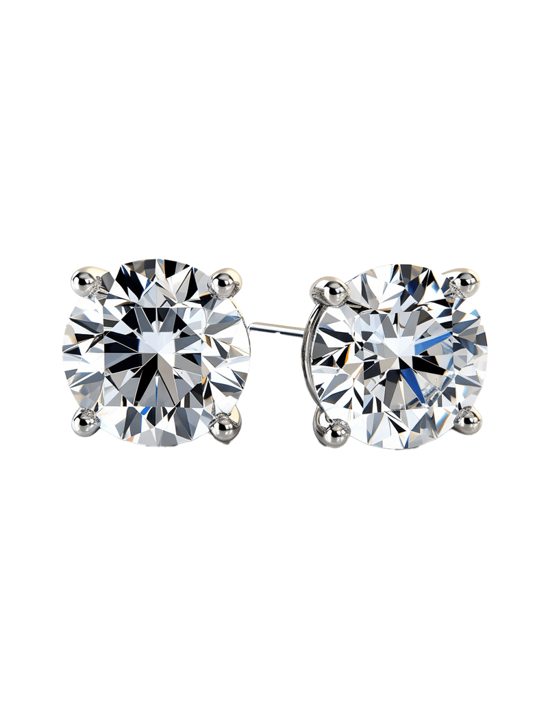 Cost of one carat 2025 diamond earrings