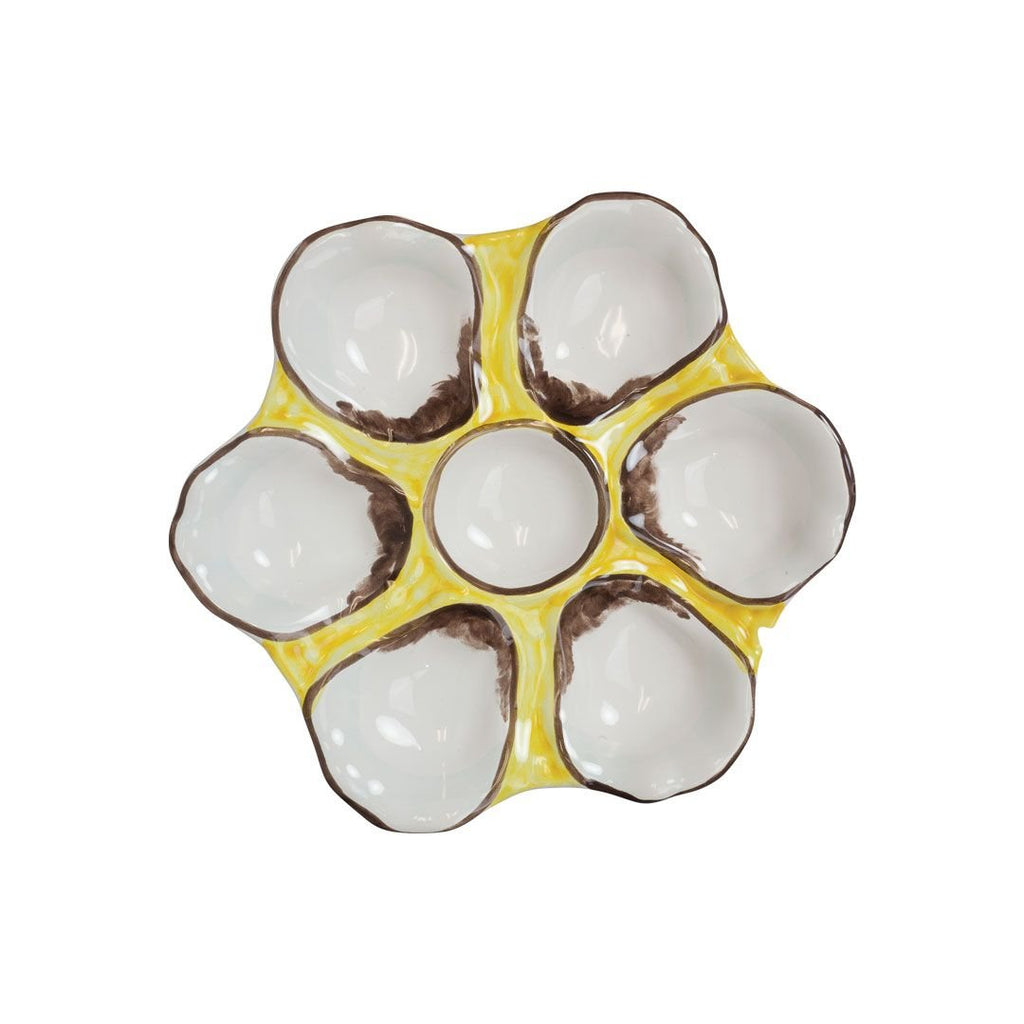 Oyster Plate - Yellow Adler's - Adler's Jewelry of New Orleans