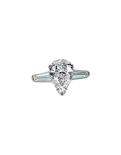 Pear Shape diamond 3.19 Carat - J SI2 Adler's of New Orleans - Adler's Jewelry of New Orleans