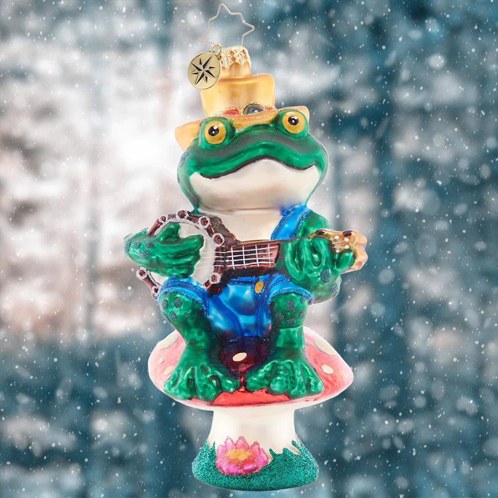 Radko Bayou Banjo Blues Ornament Christopher Radko - Adler's Jewelry of New Orleans