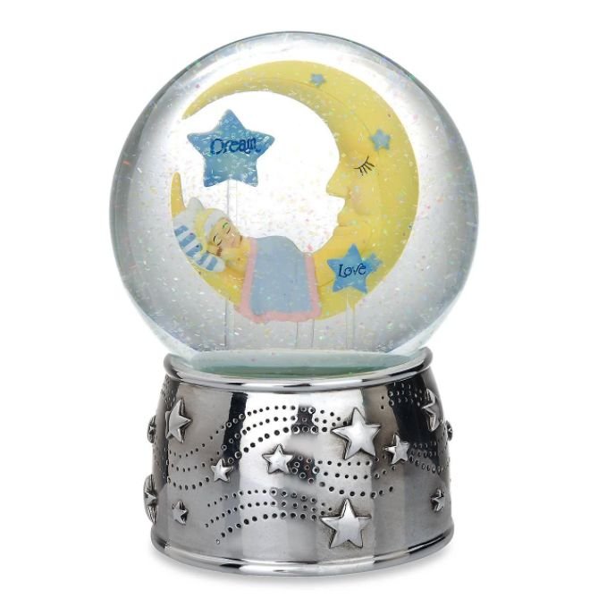 Reed & Barton Sweet Dream Silverplate Musical Water Globe Reed & Barton - Adler's Jewelry of New Orleans